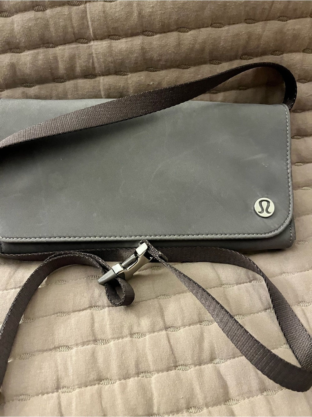 lululemon athletica Black Crossbody Clutch with Strap